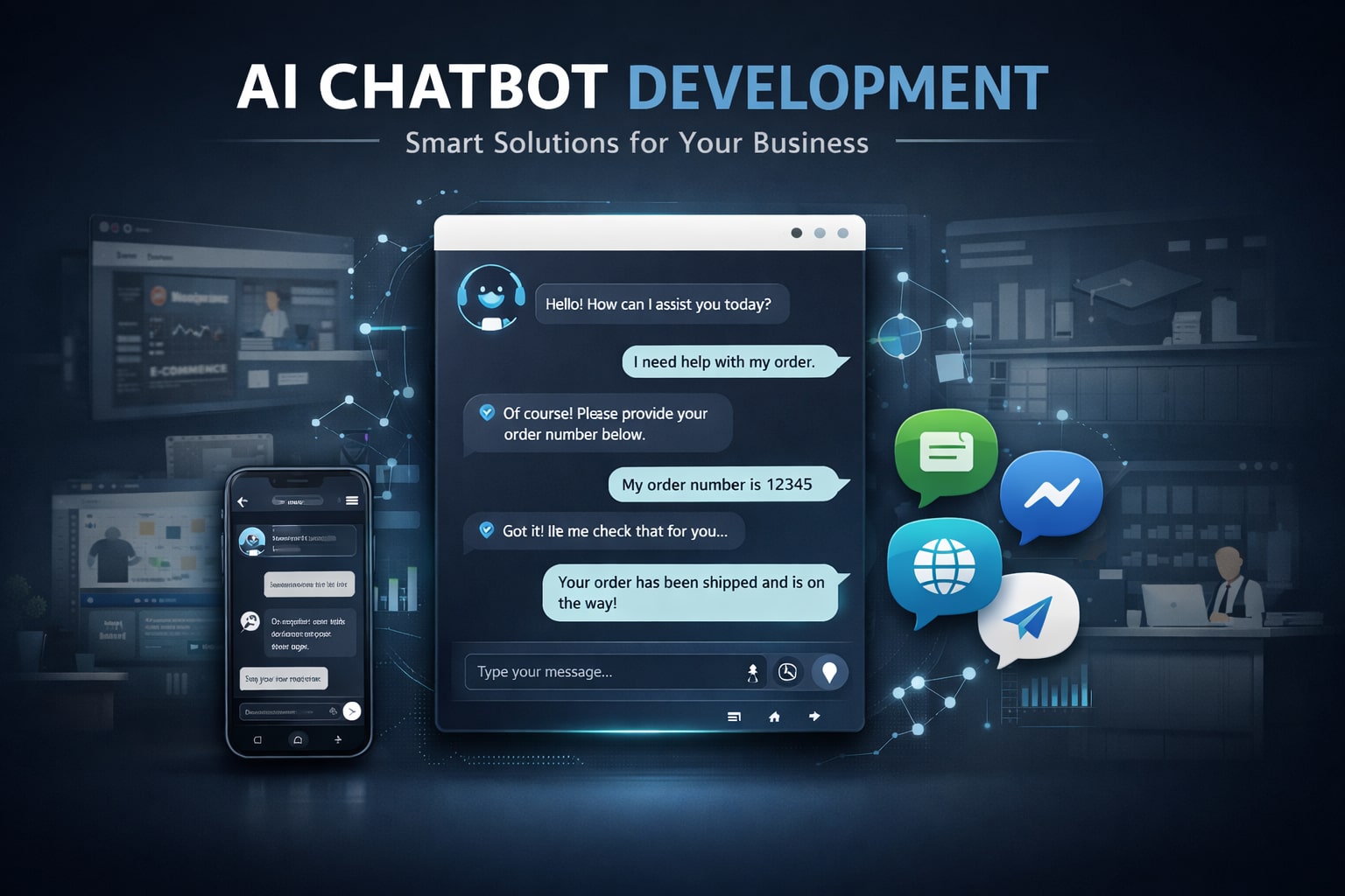I Will Design Advanced AI-Powered Chatbots to Transform Your Business